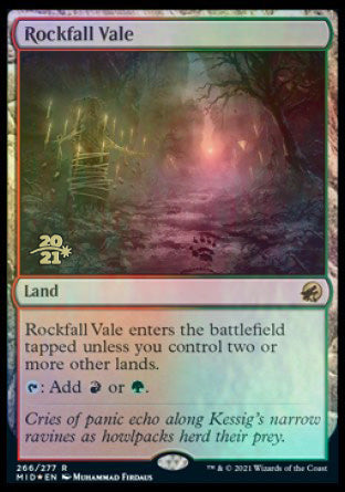 Rockfall Vale [Innistrad: Midnight Hunt Prerelease Promos] | Tables and Towers