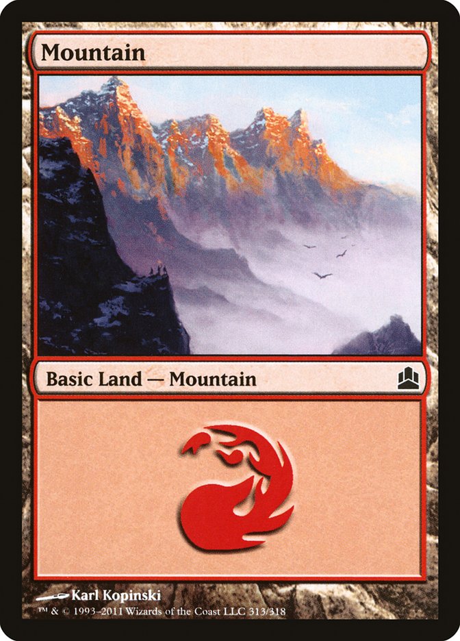 Mountain (313) [Commander 2011] | Tables and Towers