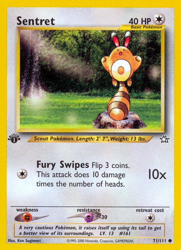 Sentret (71/111) [Neo Genesis 1st Edition] | Tables and Towers