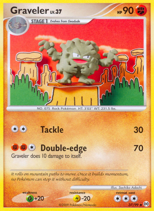 Graveler (37/99) [Platinum: Arceus] | Tables and Towers