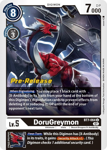 DoruGreymon [BT7-064] [Next Adventure Pre-Release Cards] | Tables and Towers