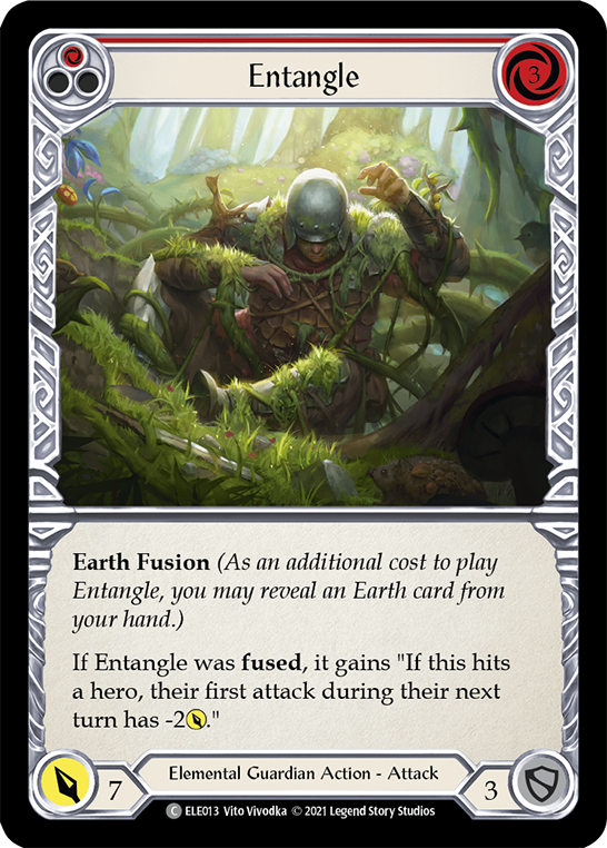 Entangle (Red) [ELE013] (Tales of Aria)  1st Edition Rainbow Foil | Tables and Towers