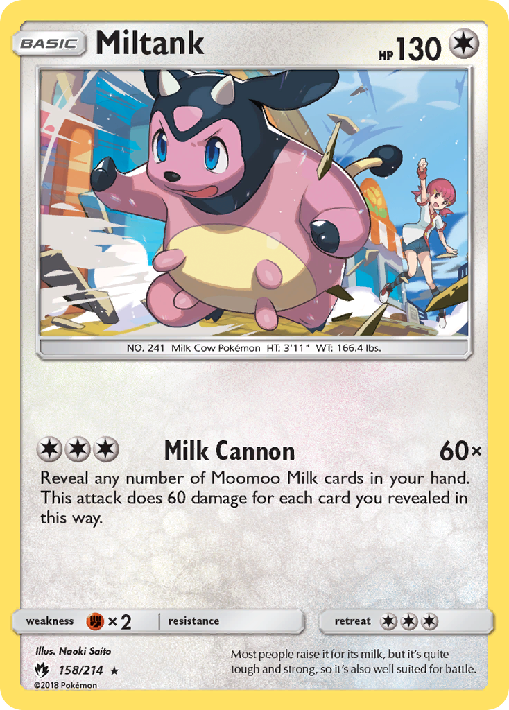 Miltank (158/214) [Sun & Moon: Lost Thunder] | Tables and Towers