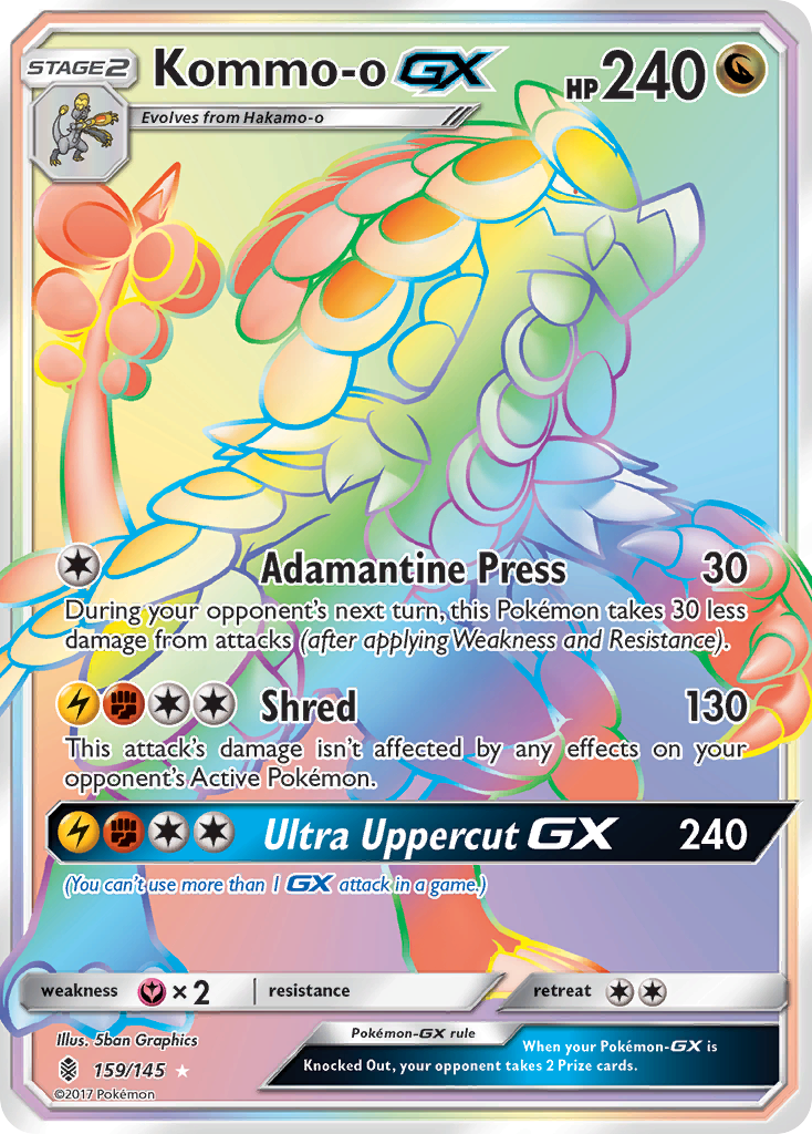 Kommo-o GX (159/145) [Sun & Moon: Guardians Rising] | Tables and Towers