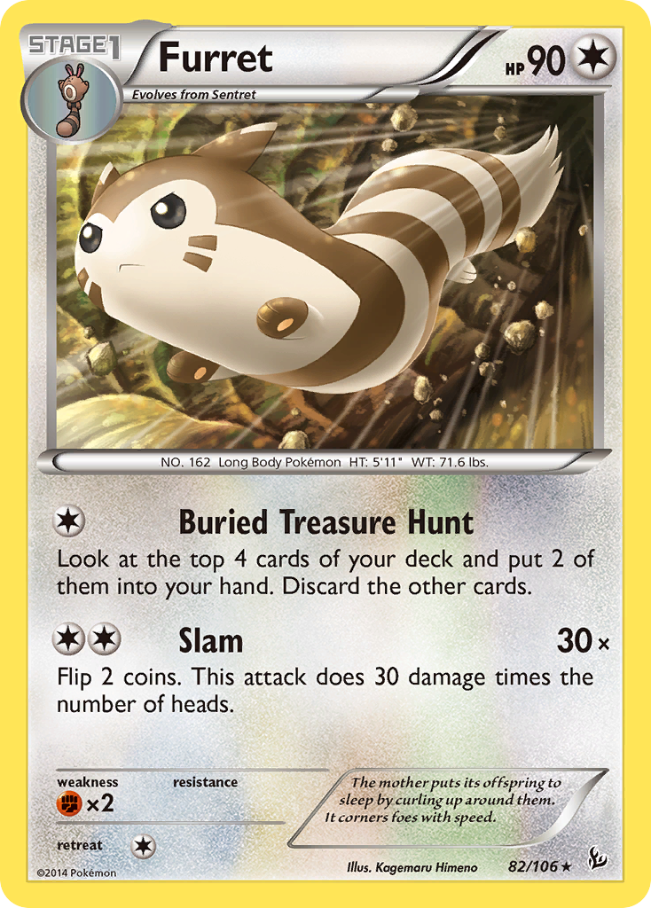 Furret (82/106) [XY: Flashfire] | Tables and Towers