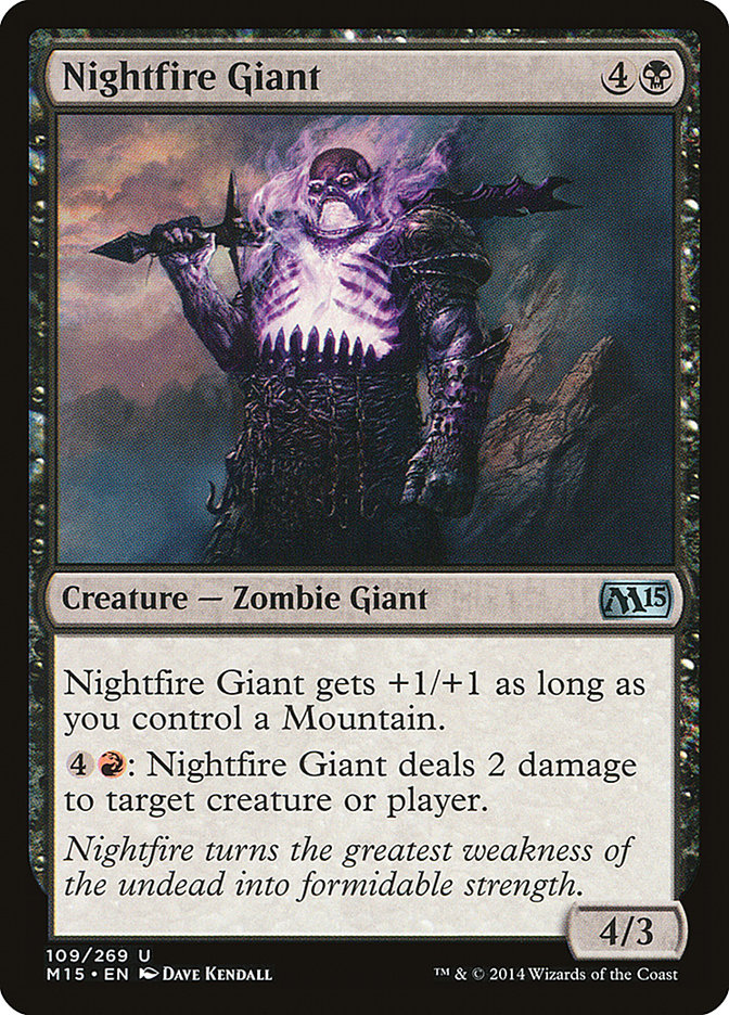 Nightfire Giant [Magic 2015] | Tables and Towers