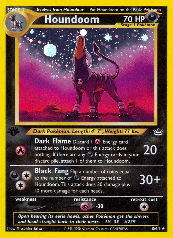 Houndoom (8/64) [Neo Revelation 1st Edition] | Tables and Towers