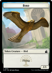 Bird // Angel (0002) Double-Sided Token [Ravnica Remastered Tokens] | Tables and Towers