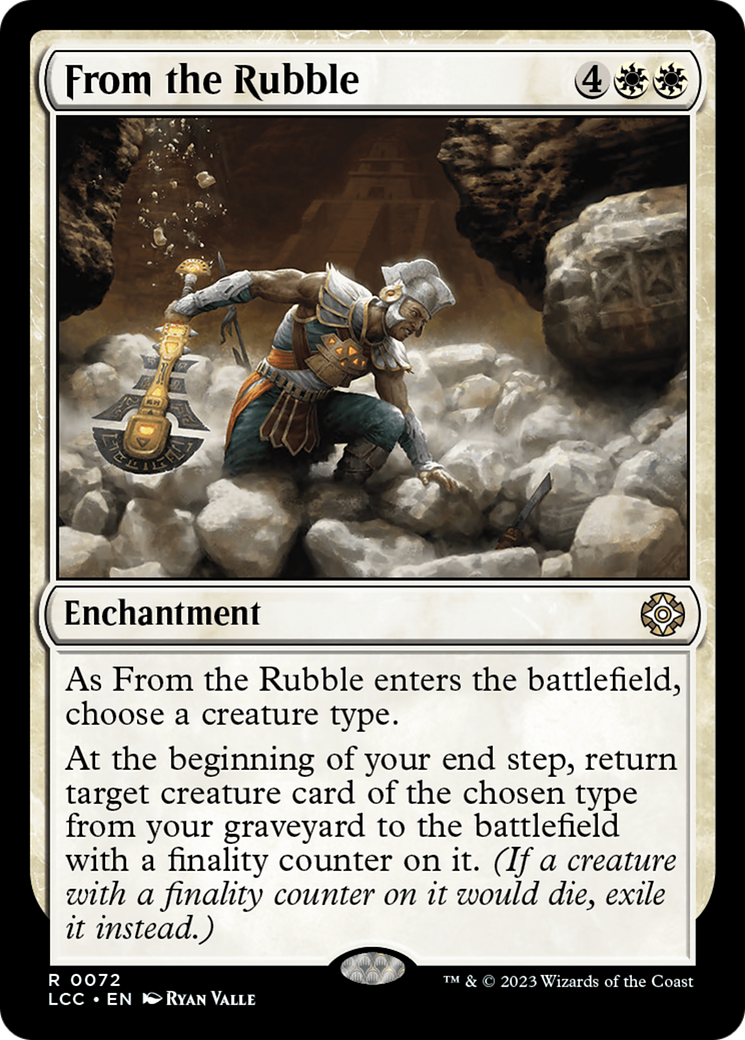 From the Rubble [The Lost Caverns of Ixalan Commander] | Tables and Towers