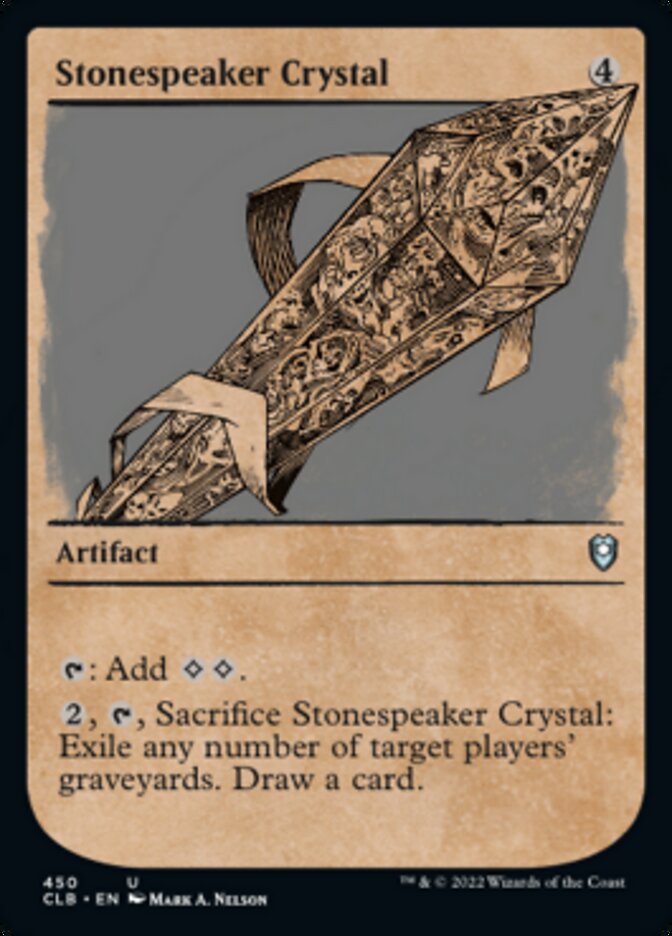 Stonespeaker Crystal (Showcase) [Commander Legends: Battle for Baldur's Gate] | Tables and Towers