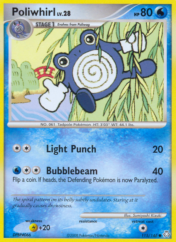 Poliwhirl (115/146) [Diamond & Pearl: Legends Awakened] | Tables and Towers