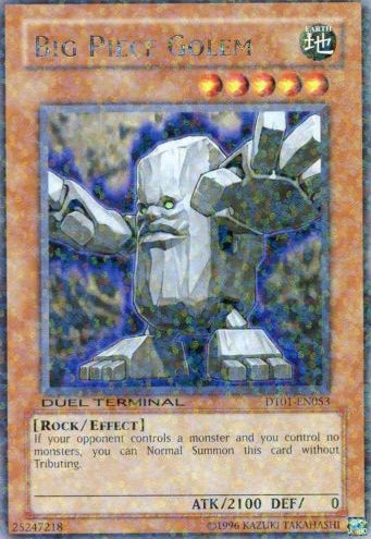 Big Piece Golem [DT01-EN053] Rare | Tables and Towers