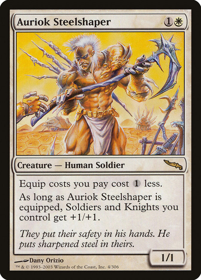 Auriok Steelshaper [Mirrodin] | Tables and Towers