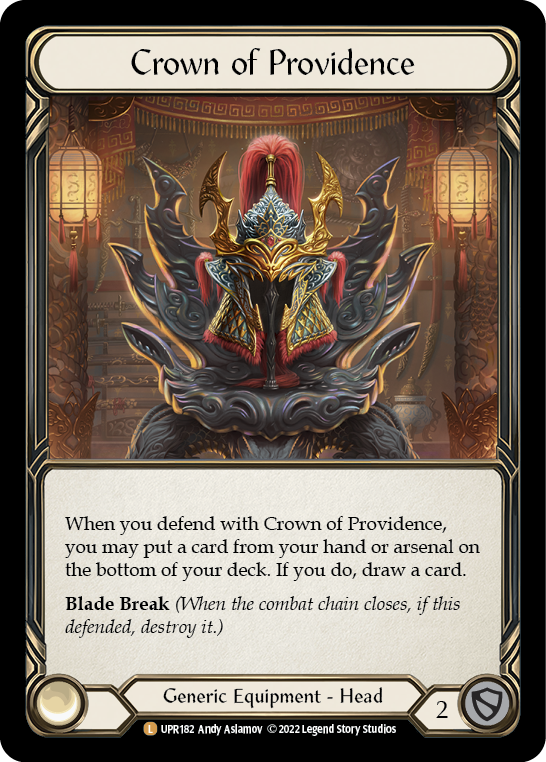 Crown of Providence [UPR182] (Uprising)  Rainbow Foil | Tables and Towers