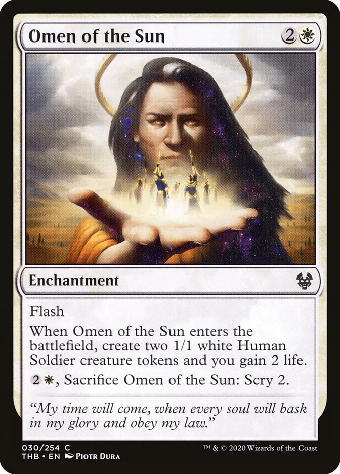 Omen of the Sun [Theros Beyond Death] | Tables and Towers