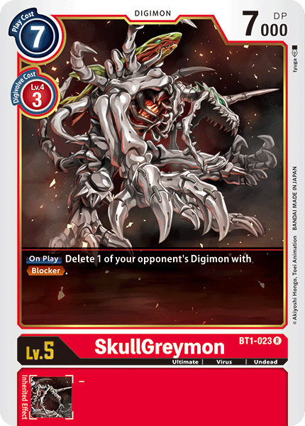 SkullGreymon [BT1-023] [Release Special Booster Ver.1.0] | Tables and Towers