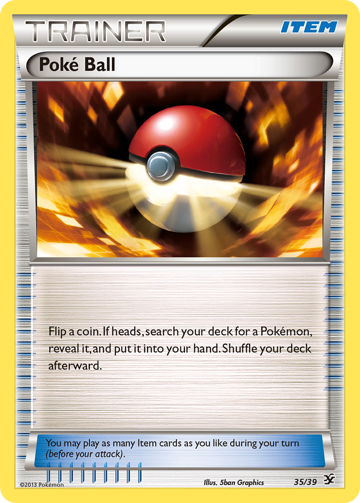 Poke Ball (35/39) [XY: Kalos Starter Set] | Tables and Towers