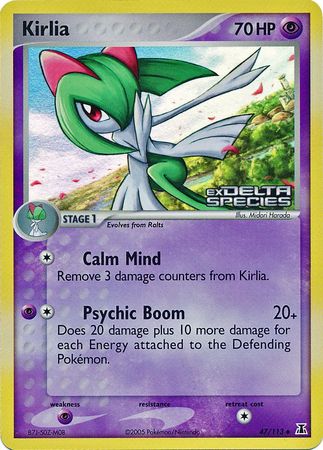 Kirlia (47/113) (Stamped) [EX: Delta Species] | Tables and Towers