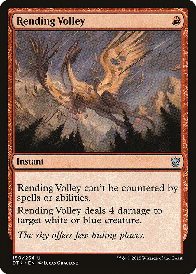 Rending Volley [Dragons of Tarkir] | Tables and Towers