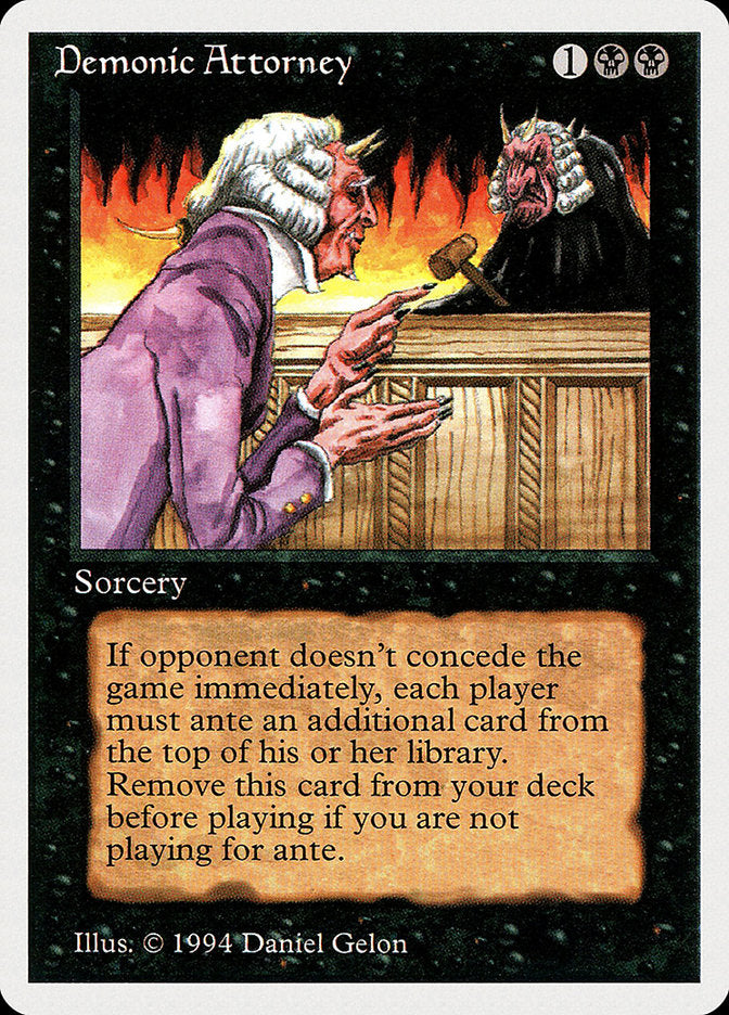 Demonic Attorney [Summer Magic / Edgar] | Tables and Towers