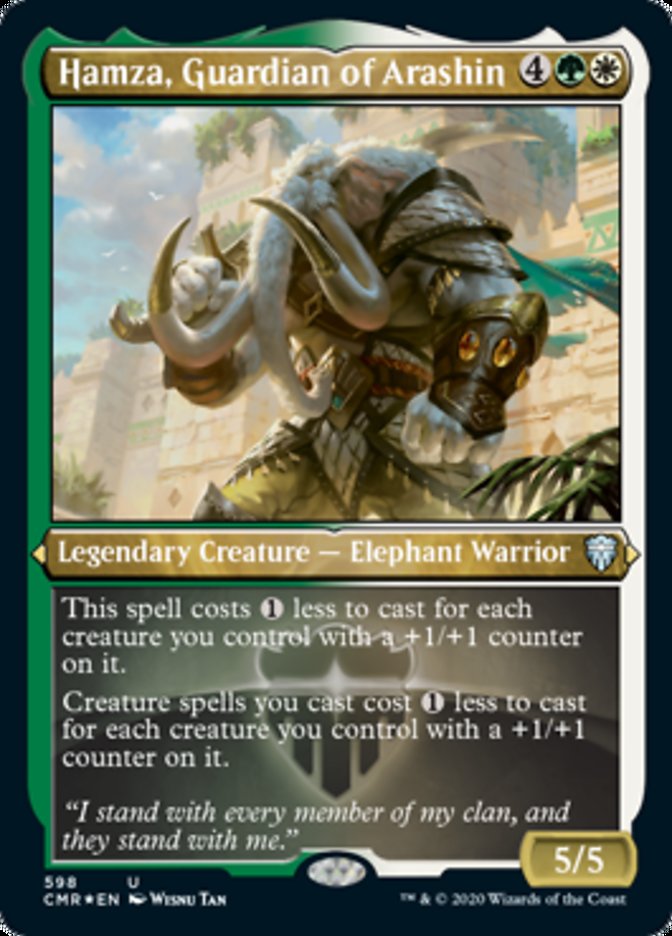 Hamza, Guardian of Arashin (Etched) [Commander Legends] | Tables and Towers