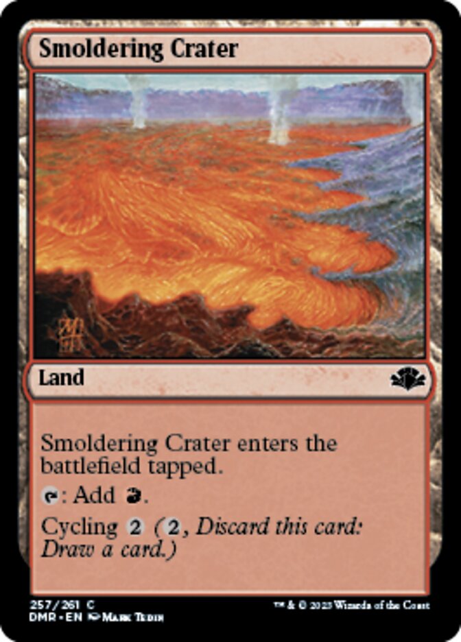 Smoldering Crater [Dominaria Remastered] | Tables and Towers