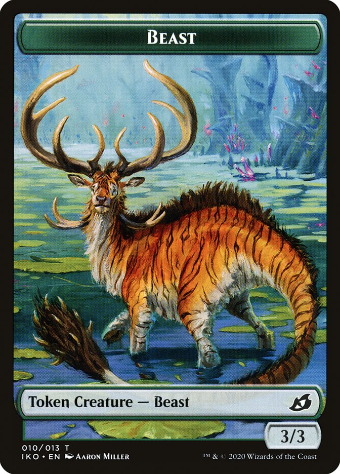 Beast Token [Ikoria: Lair of Behemoths Tokens] | Tables and Towers