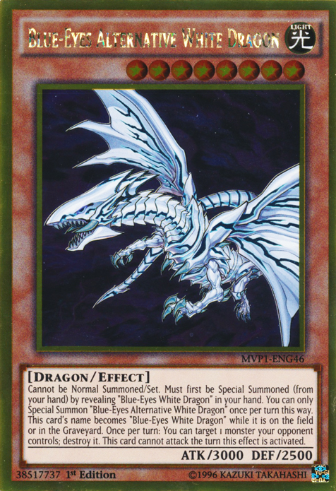 Blue-Eyes Alternative White Dragon [MVP1-ENG46] Gold Rare | Tables and Towers