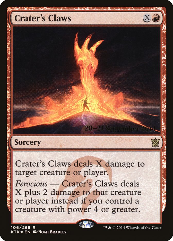 Crater's Claws [Khans of Tarkir Prerelease Promos] | Tables and Towers