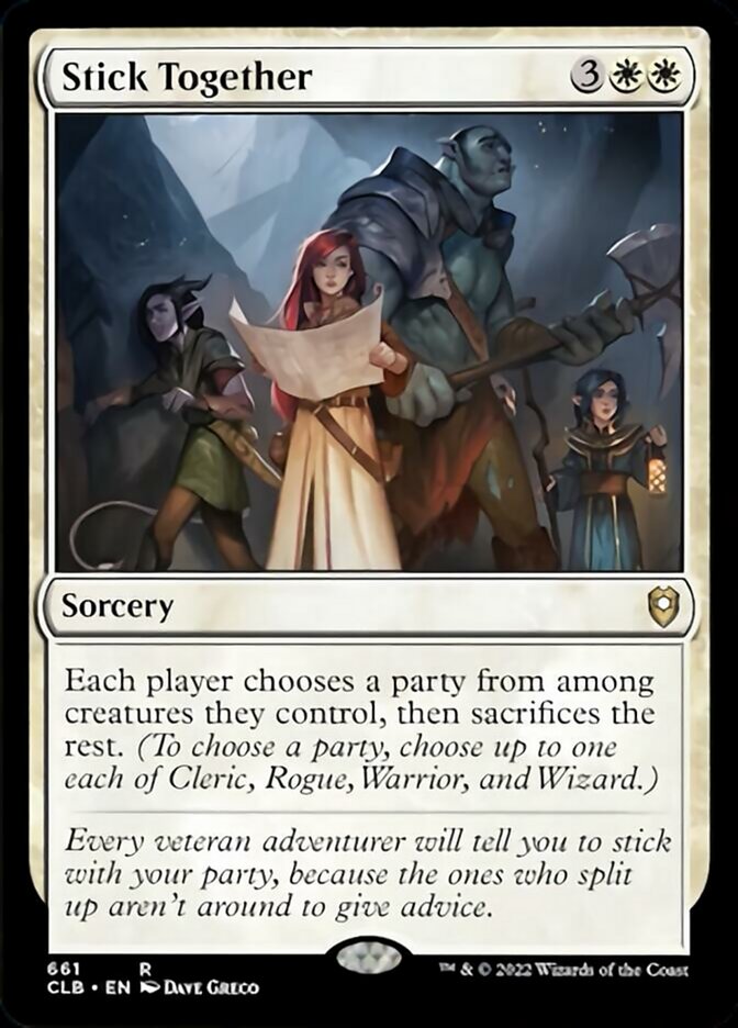 Stick Together [Commander Legends: Battle for Baldur's Gate] | Tables and Towers