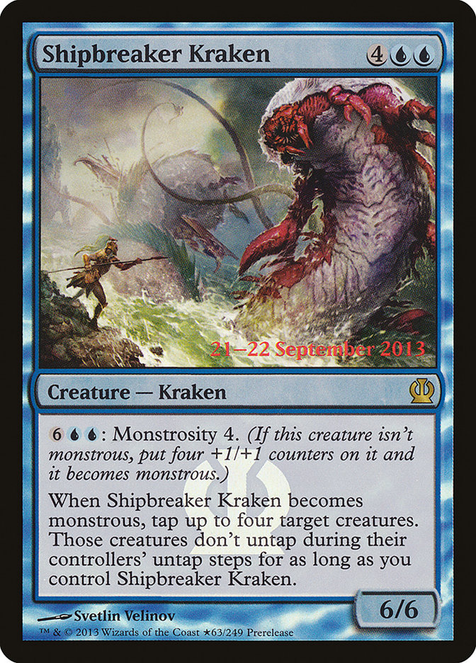 Shipbreaker Kraken [Theros Prerelease Promos] | Tables and Towers