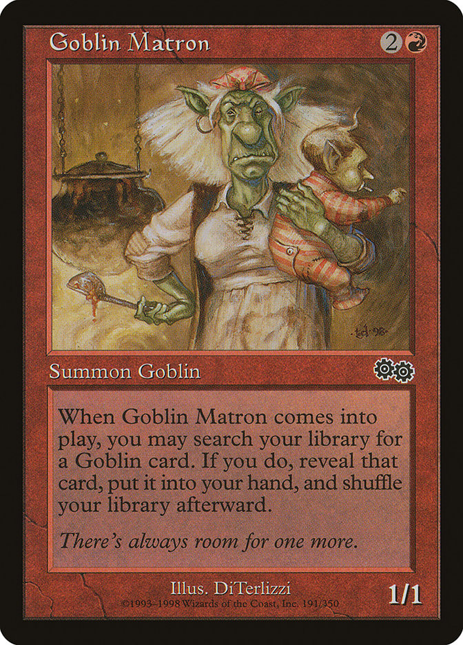 Goblin Matron [Urza's Saga] | Tables and Towers