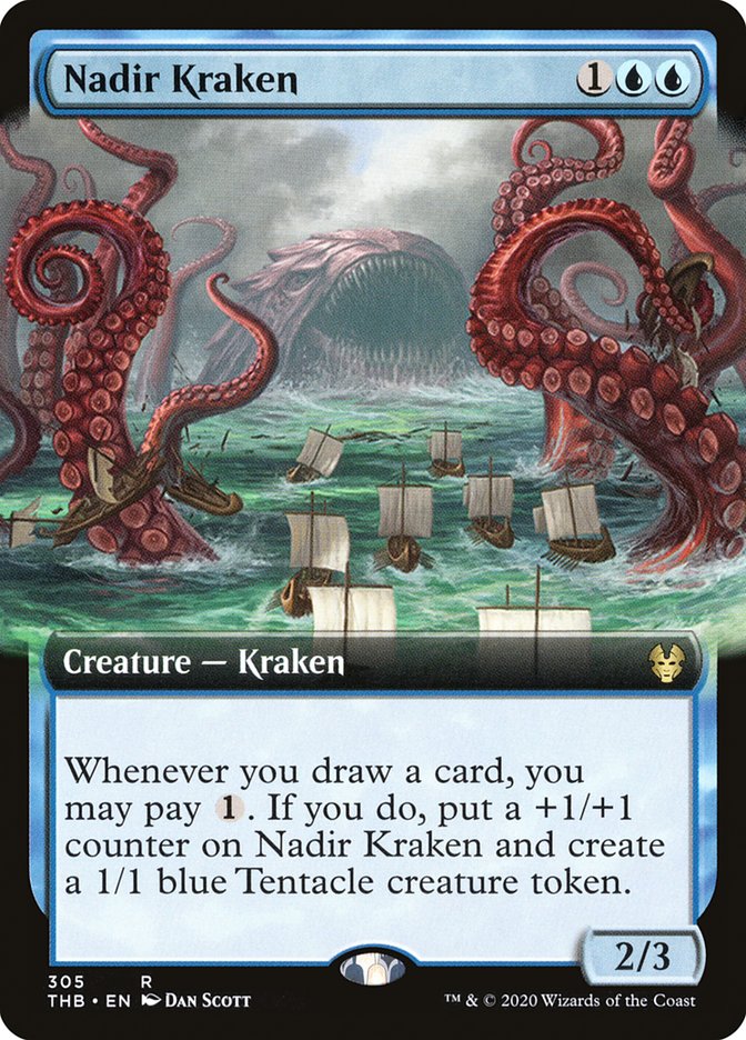 Nadir Kraken (Extended Art) [Theros Beyond Death] | Tables and Towers