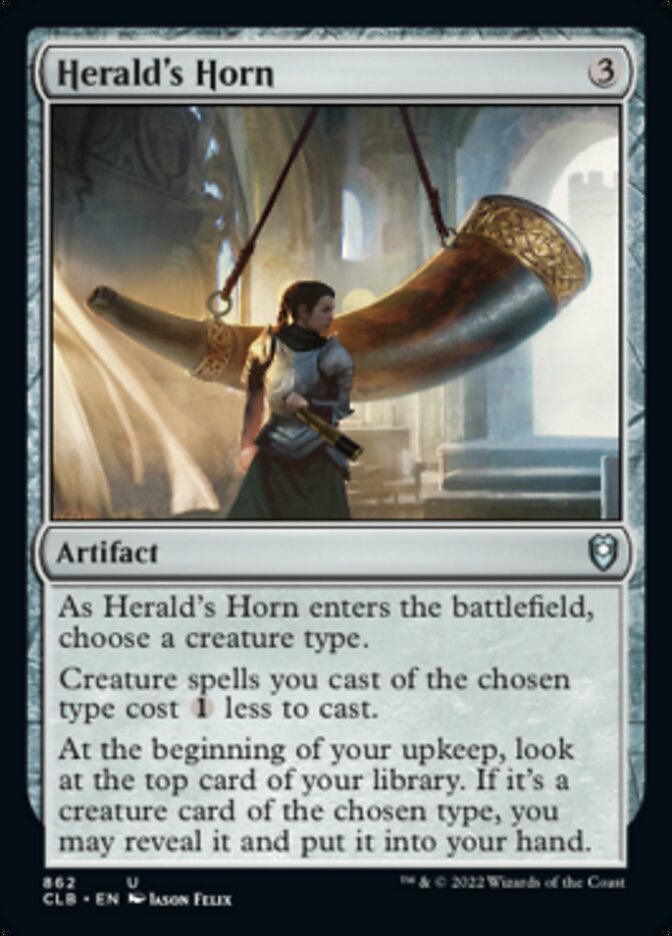 Herald's Horn [Commander Legends: Battle for Baldur's Gate] | Tables and Towers