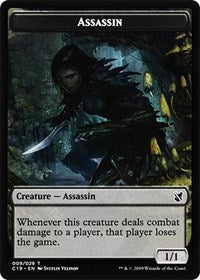 Assassin // Morph Double-Sided Token [Commander 2019 Tokens] | Tables and Towers