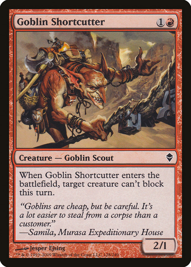 Goblin Shortcutter [Zendikar] | Tables and Towers