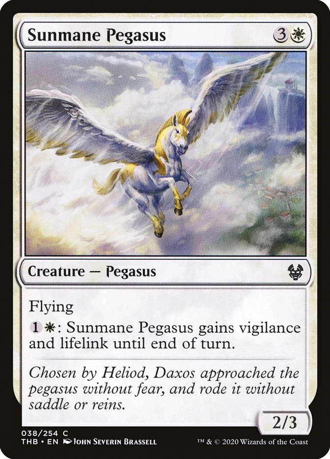 Sunmane Pegasus [Theros Beyond Death] | Tables and Towers