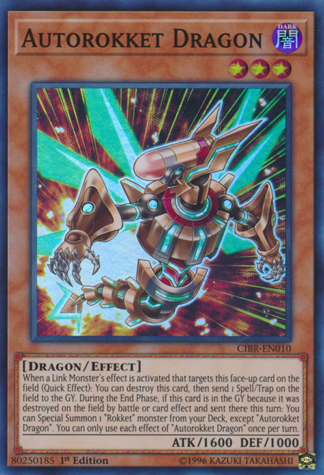 Autorokket Dragon [CIBR-EN010] Super Rare | Tables and Towers