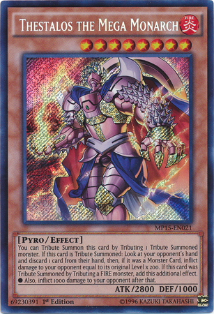 Thestalos the Mega Monarch [MP15-EN021] Secret Rare | Tables and Towers