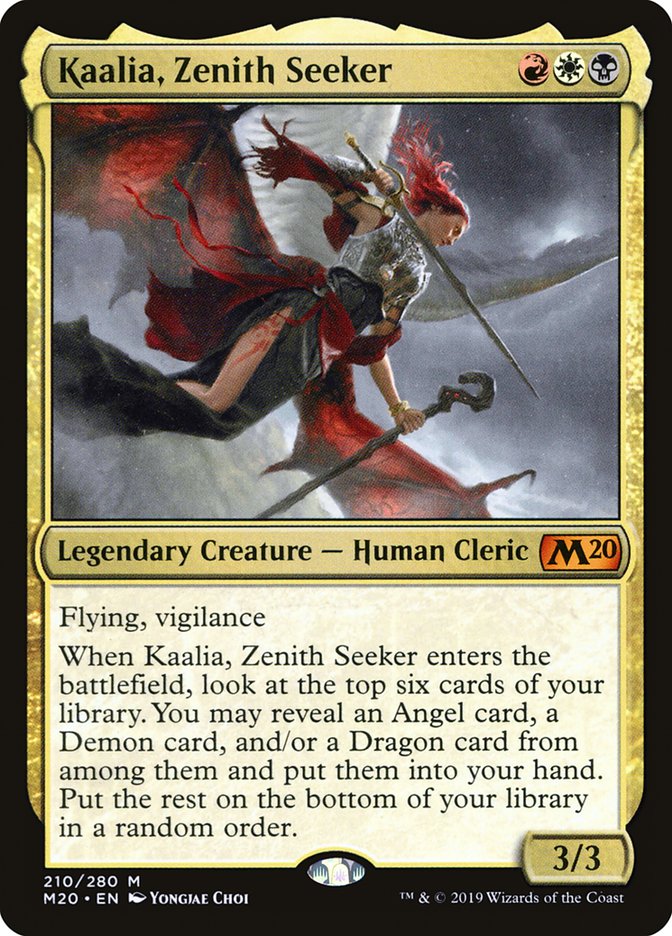 Kaalia, Zenith Seeker [Core Set 2020] | Tables and Towers