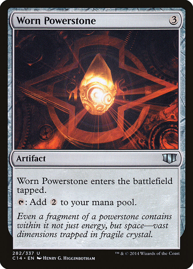 Worn Powerstone [Commander 2014] | Tables and Towers