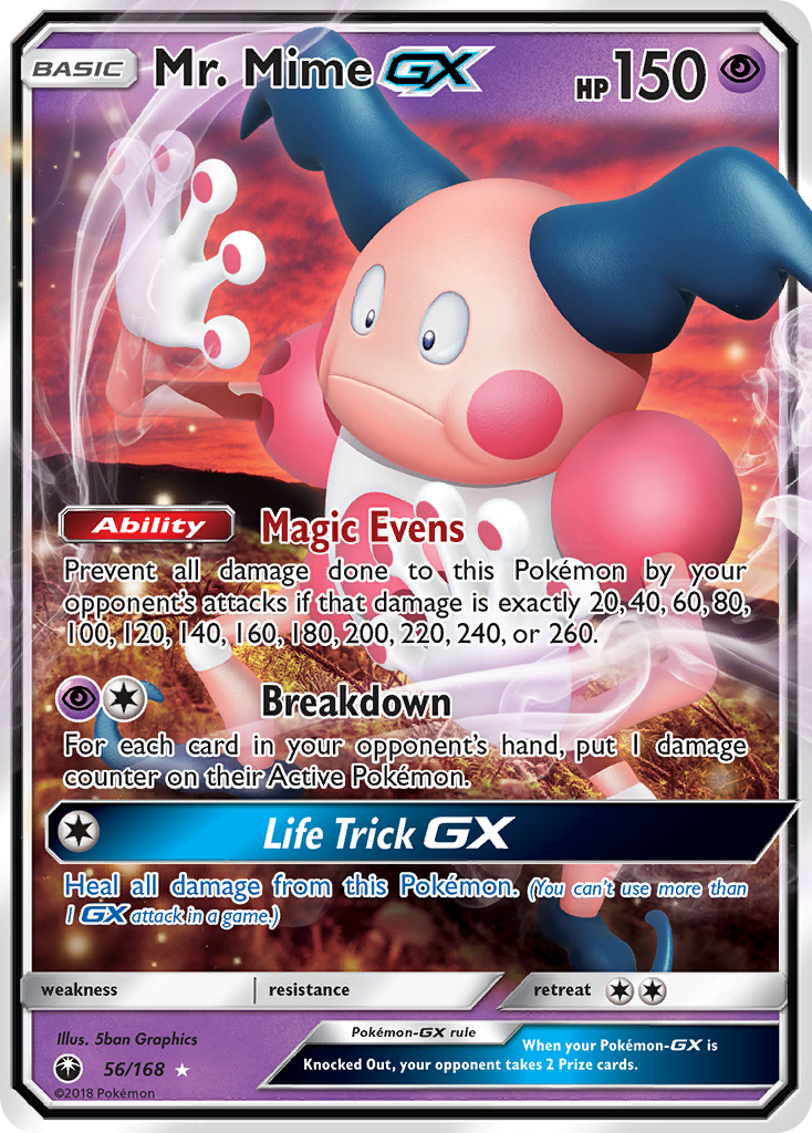 Mr. Mime GX (56/168) [Sun & Moon: Celestial Storm] | Tables and Towers