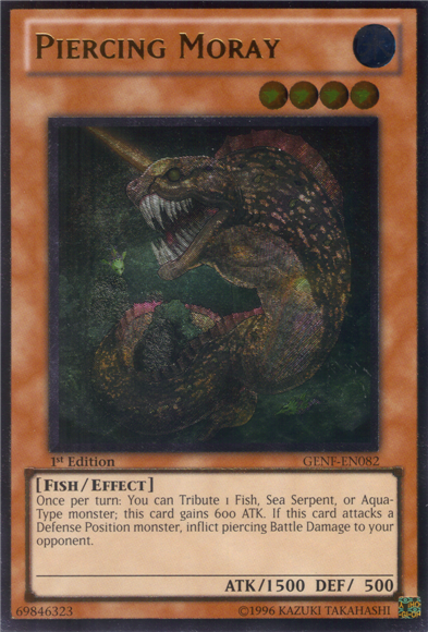 Piercing Moray [GENF-EN082] Ultimate Rare | Tables and Towers