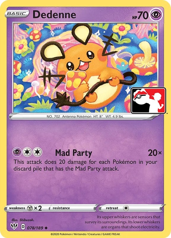 Dedenne (078/189) [Prize Pack Series One] | Tables and Towers