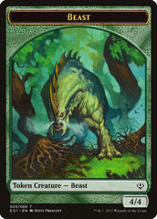 Beast (005) // Soldier Double-Sided Token [Archenemy: Nicol Bolas Tokens] | Tables and Towers