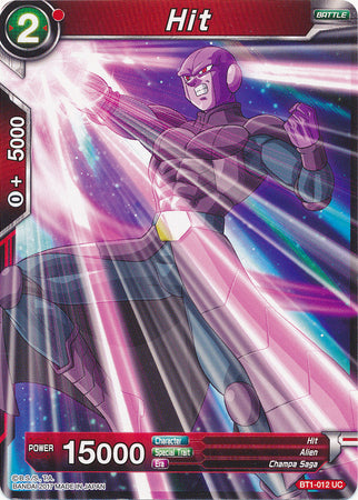 Hit (BT1-012) [Galactic Battle] | Tables and Towers