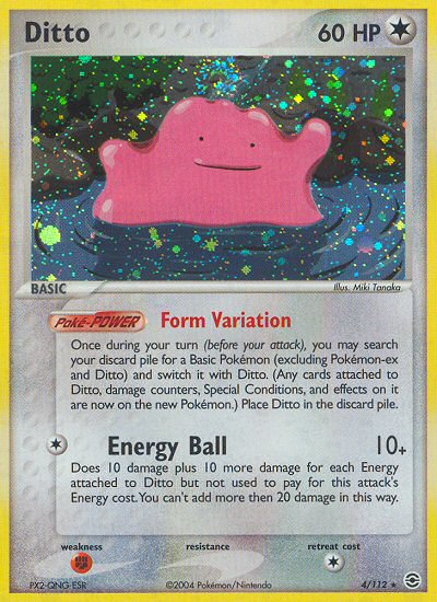 Ditto (4/112) [EX: FireRed & LeafGreen] | Tables and Towers