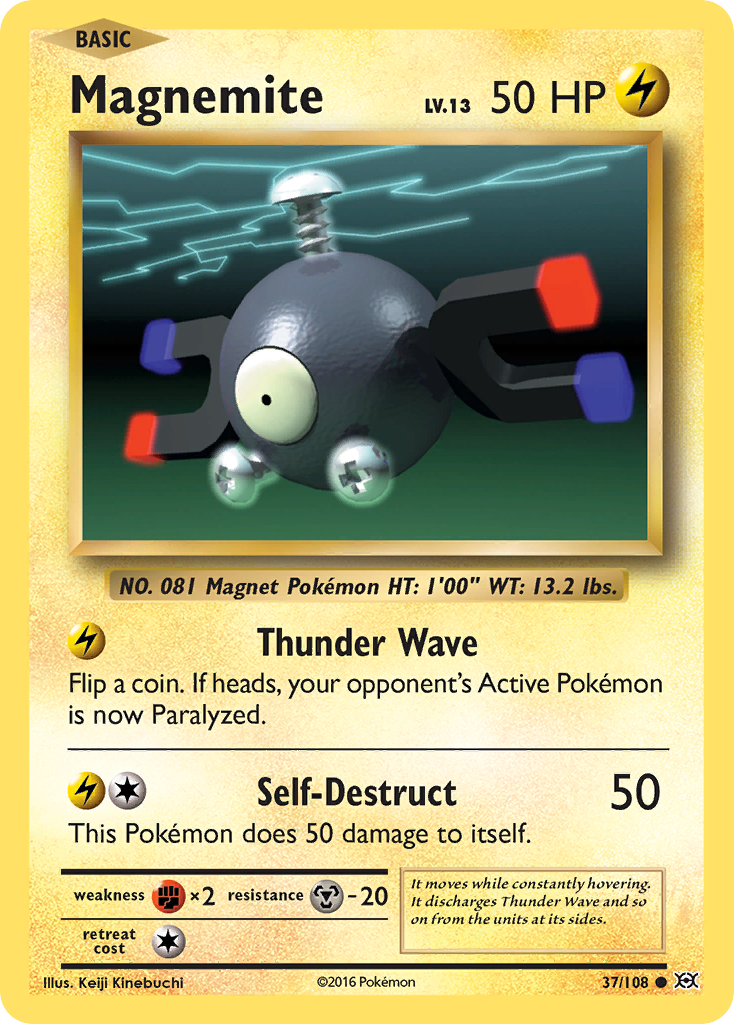 Magnemite (37/108) [XY: Evolutions] | Tables and Towers