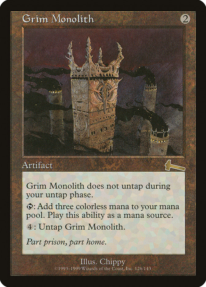 Grim Monolith [Urza's Legacy] | Tables and Towers