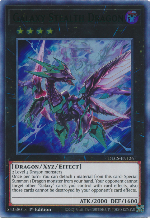 Galaxy Stealth Dragon (Green) [DLCS-EN126] Ultra Rare | Tables and Towers